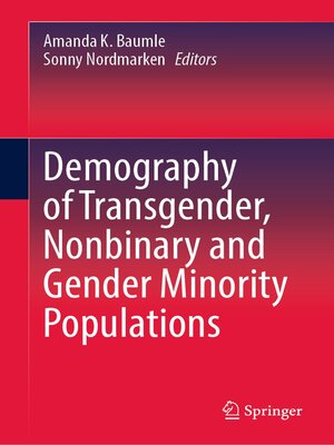 cover image of Demography of Transgender, Nonbinary and Gender Minority Populations